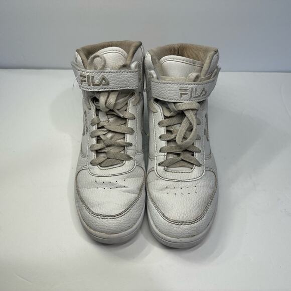 FILA Hightop White Sneaker Women’s Size 6 - Picture 4 of 7